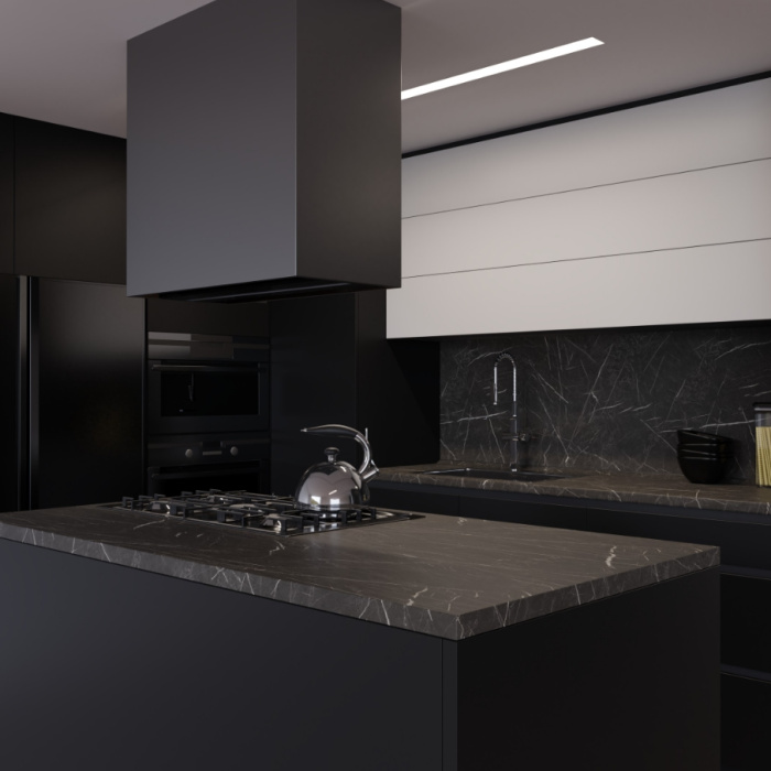 Столешница Active marble 5055/A Slotex 4200х600х40 мм