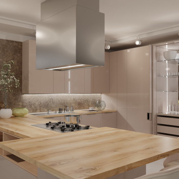 Столешница Irish oak 2612/P Slotex 3000х600х40 мм