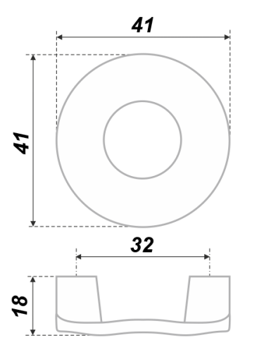 BOYARD.Ручка мебельная RS190CP.4/32
