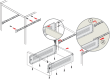 Роликовые направляющие BOYARD MB MB08601GR/400