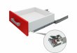BOYARD.Направлющие B-Slide для плиты 16-19 мм DB8981Zn/400