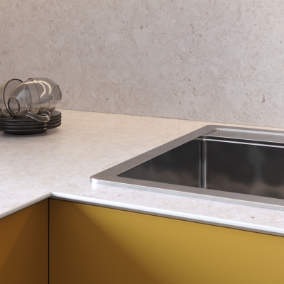 Столешница Creamy stone 8047/Sl Slotex 3000х600х40 мм