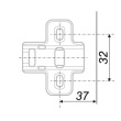 Петля мебельная вкладная с доводчиком BOYARD H302C02/2410
