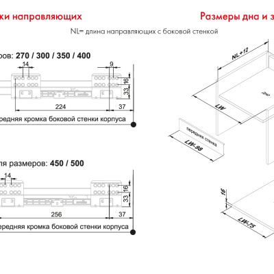 BOYARD.Держатель передней стенки SB08 SBH43/GR