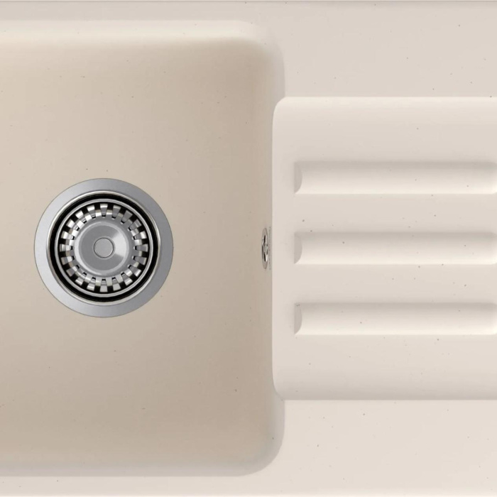 Мойка из искусственного камня Granfest-Smart SM680L белый 681х433мм h=160мм