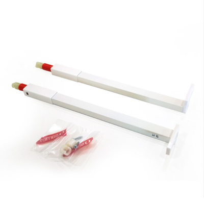 Рейлинг для деревянной задней панели SMARTFLOW/FLOWBOX 300мм белый SAMET 12796141201