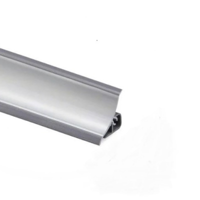 Плинтус для столешниц серебро матовое Thermoplast 18х18х3000мм 820 (ф-ра 820)