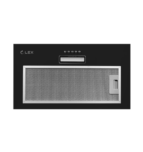 Кухонная вытяжка полновстраиваемая LEX GS BLOC LIGHT 600 BLACK