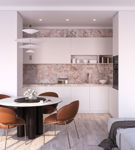 Столешница Мултан лава 8509/Ln Антарес 3050х600х26 мм