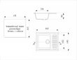 Мойка из искусственного камня П 004-307 терракот 640х490мм