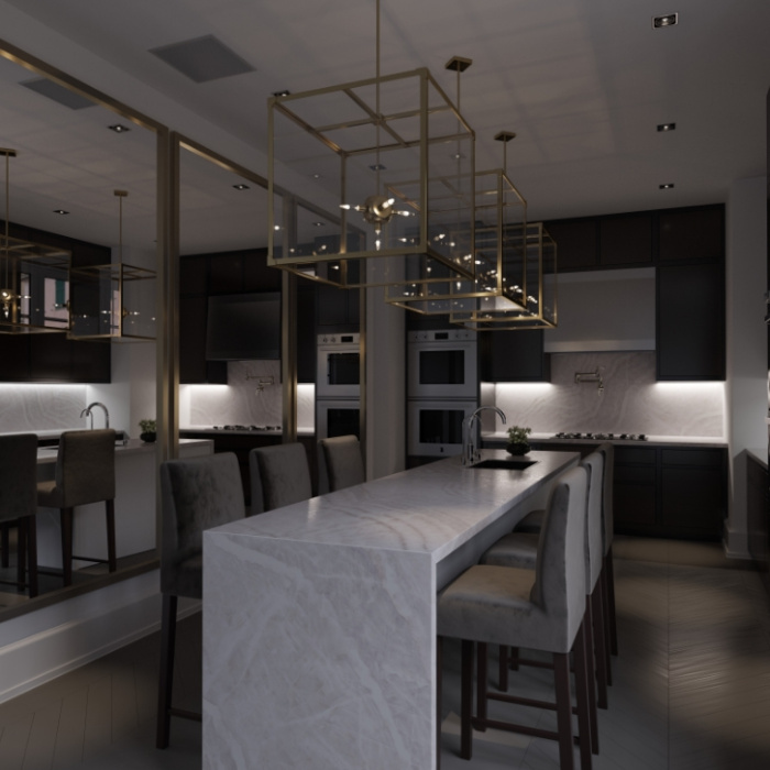 Стеновая панель White onyx 8054/R Slotex 4200х600х10 мм