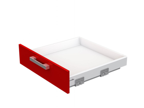 BOYARD.Направляющие SB04 с доводчиком, L300мм, белый SB04W.1/300