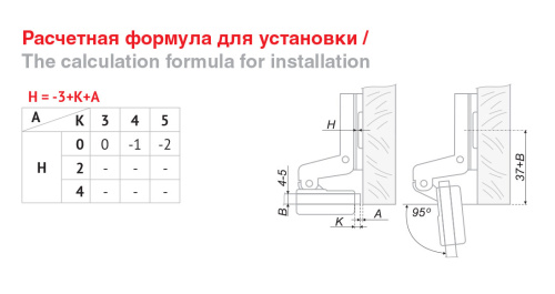 Мини-петля вкладная для стекла с доводчиком BOYARD H505C/2610