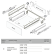 BOYARD.Стабилизатор движения широких ящиков SBS01/350
