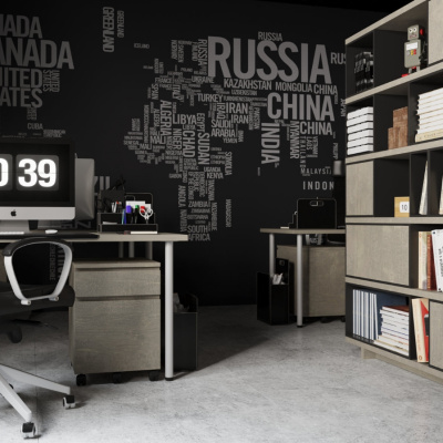 ЛДСП Феникс дуб глубокие поры Lamarty 2750х1830х16 мм