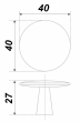 BOYARD.Ручка мебельная TOBBY RC035BSN.4