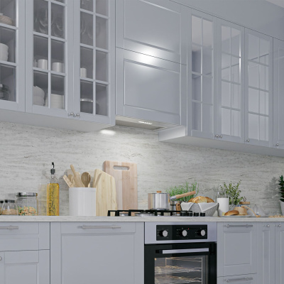 Кухонная вытяжка полновстраиваемая LEX GS BLOC LIGHT 600 WHITE