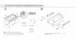 Направляющие скрытого монтажа с доводчиком частичного выдвижения B-Slide L=500 мм BOYARD DB8784Zn/500