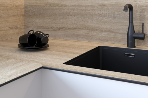 Столешница Sonoma oak light 3230/Mw Slotex 4200х600х40 мм