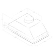 Кухонная вытяжка полновстраиваемая Elica ERA C WH/A/52