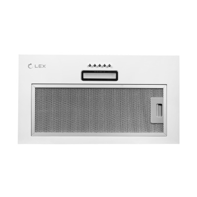 Кухонная вытяжка полновстраиваемая LEX GS BLOC LIGHT 600 WHITE
