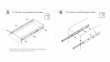 Шариковые направляющие с доводчиком частичного выдвижения Satellite L=350 мм BOYARD DB4525Zn/350