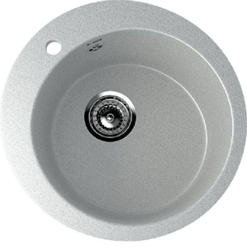 Мойка из искусственного камня U-405-310 серый Ulgran D=495мм