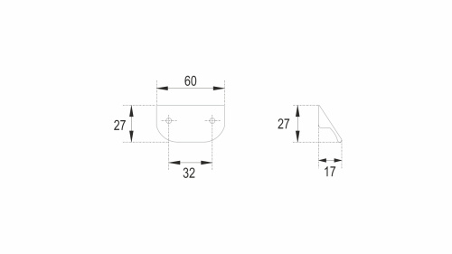 Ручка мебельная TICK BOYARD RS156GR.3/32