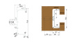 BOYARD.Ручка-профиль интегрированная GOLA BALANCE RP050BL.1/000/4100