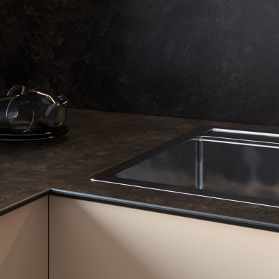 Столешница Black slate 2333/Q Slotex 3000х600х40 мм