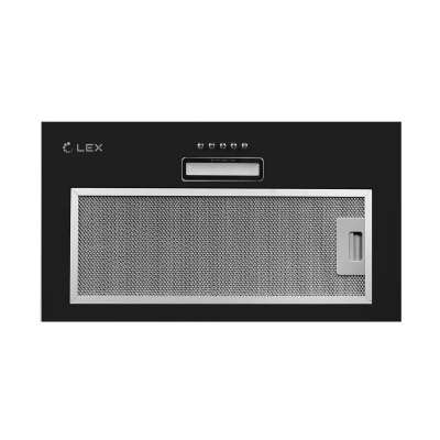 Кухонная вытяжка полновстраиваемая LEX GS BLOC LIGHT 600 BLACK