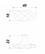 BOYARD.Ручка мебельная CASA 24522Z03001.09 RC506MAB.1