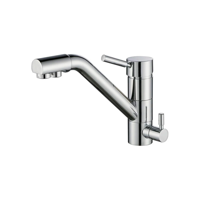 Смеситель для кухни Emar EC-3008 низкий излив хром