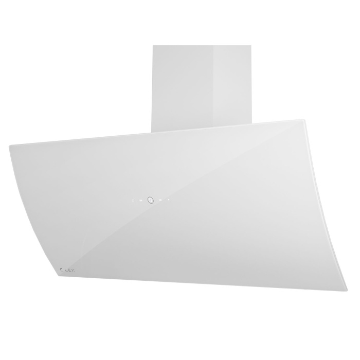 Кухонная вытяжка наклонная LEX PLAZA GS 900 WHITE