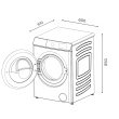 Стиральная машина инверторная с сушкой и паром LEX LWM12812WID