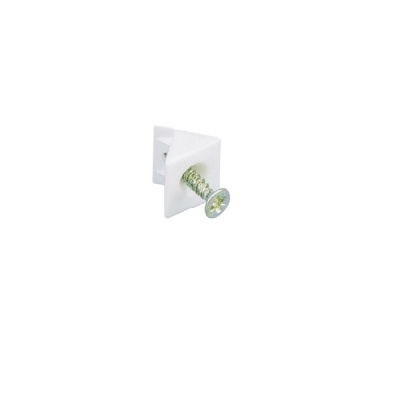 HETTICH.Соединитель задней стенки с винтом белый RV8 1075850