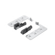 Комплект механизма для регулировки по глубине Actro 5D/YOU серый Hettich 9257706