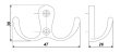 BOYARD.Крючок K0760 K207SC.7
