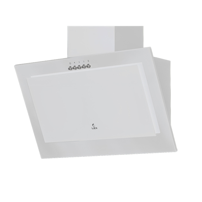 Кухонная вытяжка наклонная LEX MIO 500 WHITE