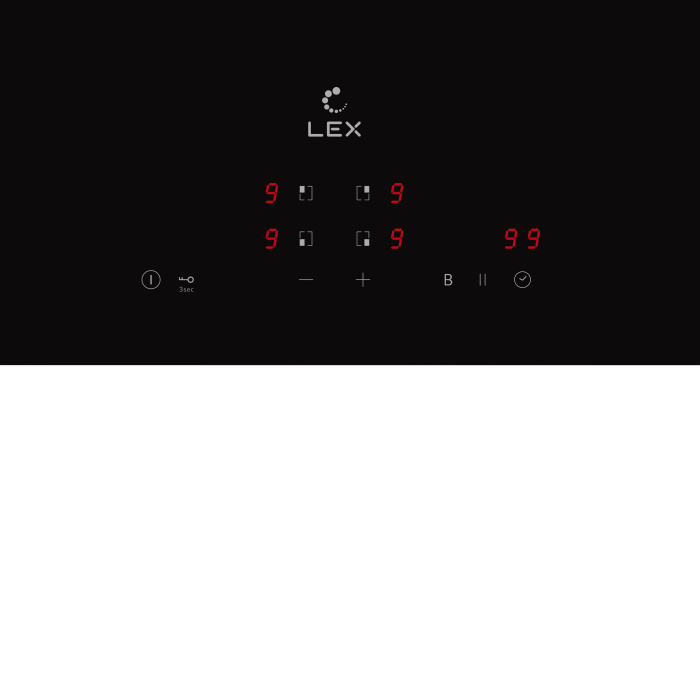 Индукционная варочная панель LEX EVI 640A BL