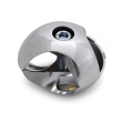 Держатель двойной левый R-6SX/Jok31 хром 2976