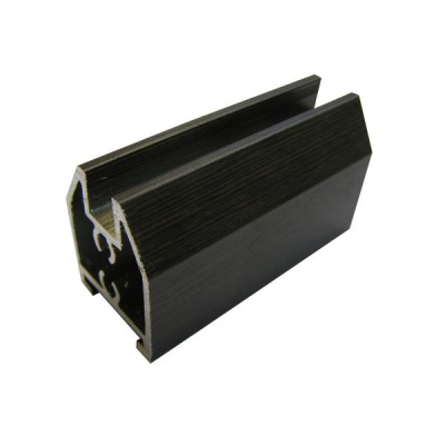 Профиль горизонтальный верхний венге матовый 6000мм AIR Futurum 