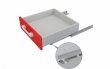 BOYARD.Направляющие шариковые, скрытого монтажа B-slide DB8884Zn/500