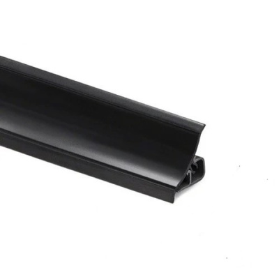Плинтус для столешниц черный глянец Thermoplast 18х18х3000мм 1905 (ф-ра 1905)