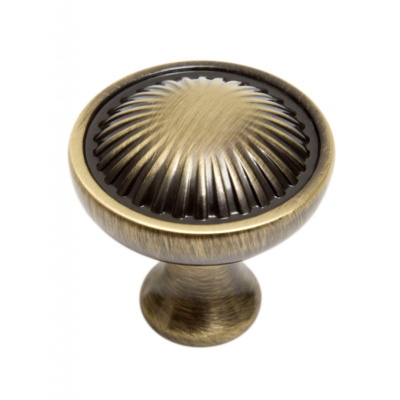 Ручка-кнопка мебельная MAGICA BOYARD Брашированная старинная бронза RC118BAB.4