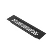 Решетка вентиляционная 245х60 мм черная GTV KK-W60245-M2