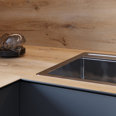 Столешница Irish oak 2612/P Slotex 3000х600х40 мм
