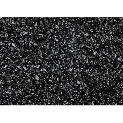 Плинтус для столешниц черное серебро Thermoplast 18х18х3000мм 1276 (ф-ра 901)