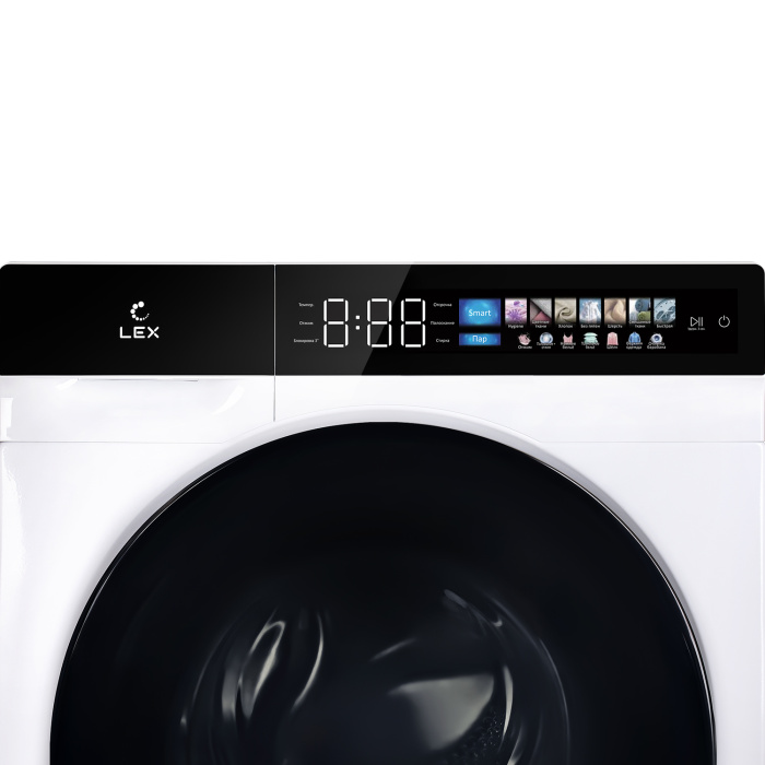 Стиральная машина инверторная с паром LEX LWM10012WBLITHD