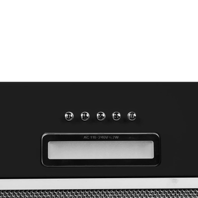 Кухонная вытяжка полновстраиваемая LEX GS BLOC LIGHT 600 BLACK